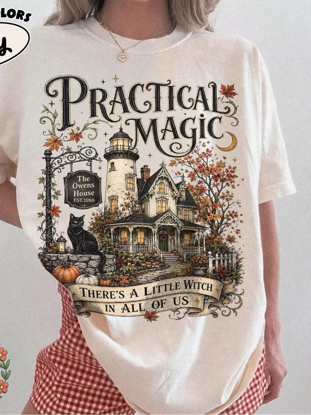 Comfort Colors Ivory "Practical Magic" Kids Graphic Tee